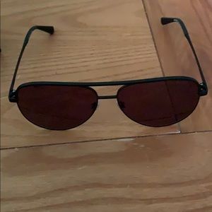 Mvmt black aviator sunglasses